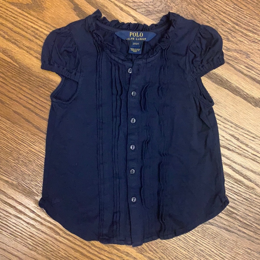 GUC Polo Ralph Lauren Blue Sleeveless Top; 2T